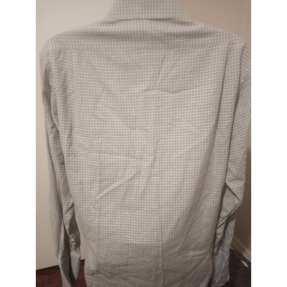 Burberry London Button Up Shirt Long Sleeve Men’s Gray 16.5-36 (L) USA Made - Picture 6 of 11